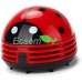 Cute Portable Beetle Ladybug Cartoon Mini Desktop Vacuum Desk Dust Cleaner