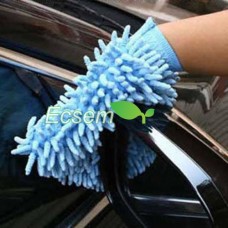 Microfiber Double Sides Car Truck Washing Gloves Cleaning Mitt Duster Soft Towe
